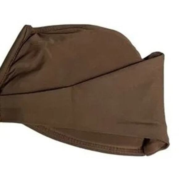 NWT Andie Swim The Scala Top Strapless Bandeau V Wire Bikini Top L Espresso - Picture 7 of 15